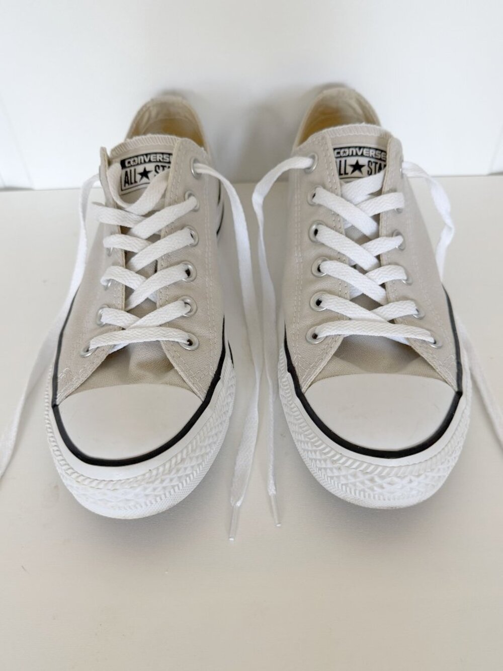 Converse All Star Low Top Sneakers in Pale Putty - Women's Sz 9/Men's Sz 7